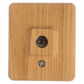 Накладная розетка ЭРА Эксперт TV одиночная IP20 сосна 11-3201-11