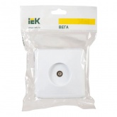 Розетка TV Generica ВЕГА белый (РТВ10-ВБ)