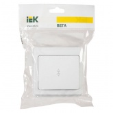 Переключатель 1-клавишный Generica ВЕГА 10А белый (ВСп10-1-0-ВБ)