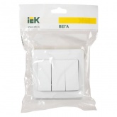 Выключатель 3-клавишный Generica ВЕГА 10А белый (ВС10-3-0-ВБ)