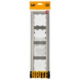 Рамка на 4 поста ИЭК BRITE пластик хром/никель (РУ-4-Бр)