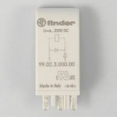 Модуль индикации и защиты Finder диод (стандартная полярность) 6-220V DC