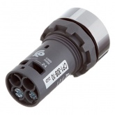 Кнопка ABB CP1-30B-10 черная без фиксации 1HO