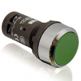 Кнопка ABB CP1-30G-01 зеленая без фиксации 1НЗ