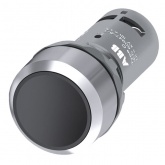 Кнопка ABB CP2-30B-11 черная с фиксацией 1НО+1НЗ