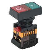 Кнопка Generica РPBB-30N I-O d30мм неон/240В 1НО+1НЗ