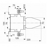 Реле ИЭК РТИ-6376 электротепловое 125-200А