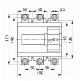 Реле ИЭК РТИ-6376 электротепловое 125-200А