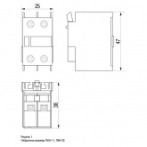 Приставка ИЭК ПКИ-20 дополнительные контакты 2Н.О