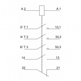 Контактор ИЭК ARMAT КМИ-А-46512 LC1D 65А 400В/АС3 3P 1НО+1НЗ