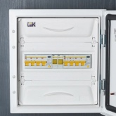 Сигнальная лампа ИЭК ЛС-47М 220В желтая (LED-матрица)