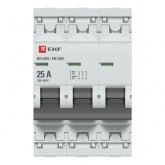 Рубильник модульный EKF PROxima ВН-63N (New) 3P 25А трехфазный (выключатель нагрузки)