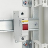 Сигнальная лампа ИЭК ЛС-47 220В красная (неон)