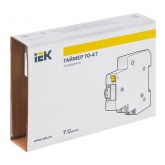 Таймер ИЭК KARAT ТО47 освещения 1-7 мин 16А 230В на DIN-рейку 1НО 1 модуль