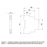 Контакт дополнительный ИЭК ДК20-КМ 2НО для контакторов серий КМ..-..М и КМ..-..МР