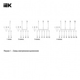 Рубильник реверсивный модульный ИЭК ВРТ-63 2P 63А трехпозиционный однофазный (выключатель нагрузки)