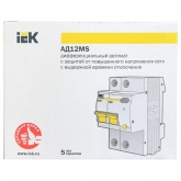 Дифференциальный автомат ИЭК АД12MS 2П C32А 300мА тип А однофазный электронный 4,5кА селективный (дифавтомат, АВДТ)