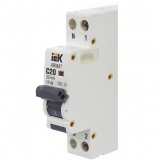 Дифференциальный автомат ИЭК  ARMAT B06S 1P+N C20А 30мА тип А однофазный электронный 6кА 1 модуль (дифавтомат, АВДТ)
