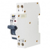 Дифференциальный автомат ИЭК  ARMAT B06S 1P+N В16А 30мА тип А однофазный электронный 6кА 1 модуль (дифавтомат, АВДТ)