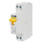 Дифференциальный автомат ИЭК KARAT АВДТ32МL 2П С20А 10мА тип АС однофазный электронный 6кА 1 модуль (дифавтомат, АВДТ)