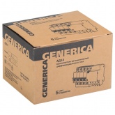 Дифференциальный автомат Generica (ИЭК) АД14 4П C40А 100мА тип АС трехфазный электронный 4,5кА (дифавтомат, АВДТ)