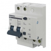 Дифференциальный автомат Generica (ИЭК) АД12 2П C50А 300мА тип АС однофазный электронный 4,5кА (дифавтомат, АВДТ)