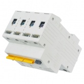 Дифференциальный автомат ИЭК АВДТ34 C32А 3П+Н 30мА тип А трехфазный электронный 6кА (дифавтомат, АВДТ)