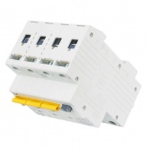 Дифференциальный автомат ИЭК АВДТ34 C25А 3П+Н 30мА тип А трехфазный электронный 6кА (дифавтомат, АВДТ)