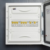 Дифференциальный автомат ИЭК АВДТ34 C16А 3П+Н 30мА тип А трехфазный электронный 6кА (дифавтомат, АВДТ)