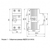Дифференциальный автомат ИЭК АВДТ32 C63А 1П+Н 100мА тип А однофазный электронный 6кА (дифавтомат, АВДТ)