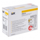 Дифференциальный автомат ИЭК АВДТ32 C50А 1П+Н 100мА тип А однофазный электронный 6кА (дифавтомат, АВДТ)