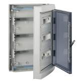 Щиток навесной влагозащищенный ЭРА КМПн-36 на 36(3x12) модулей с прозрачной дверкой IP65