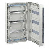 Щиток навесной влагозащищенный ЭРА КМПн-36 на 36(3x12) модулей с прозрачной дверкой IP65