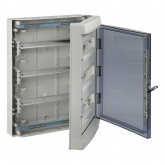 Щиток навесной влагозащищенный ЭРА КМПн-54 на 54(3x18) модулей с прозрачной дверкой IP65