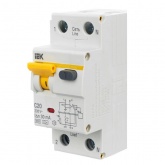 Дифференциальный автомат ИЭК АВДТ32 C20А 1П+Н 30мА тип А однофазный электронный 6кА (дифавтомат, АВДТ)