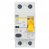 УЗО ИЭК ВД1-63S 2Р 50А 300мА тип AC селективное (ВДТ)