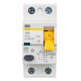УЗО ИЭК ВД1-63S 2Р 40А 300мА тип AC селективное (ВДТ)