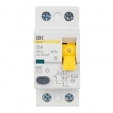 УЗО ИЭК ВД1-63S 2Р 50А 100мА тип AC селективное (ВДТ)