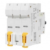 Автоматический выключатель ИЭК ARMAT M10N 3Р 25А 10кА характеристика D (автомат электрический)