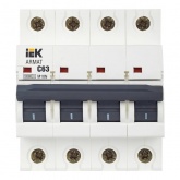 Автоматический выключатель ИЭК ARMAT M10N 4Р 63А 10кА характеристика С (автомат электрический)
