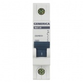Автоматический выключатель GENERICA ВА 47-29 1Р 10А 4,5кА характеристика С ИЭК (автомат электрический)