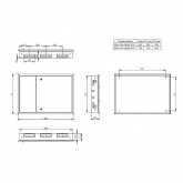 Щит металлический встраиваемый ИЭК TITAN5 ЩРв-108 108(3х3х12) модулей 630х885х130 IP31 белый