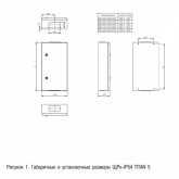 Корпус металлический навесной ИЭК TITAN 5 ЩРн-36 36(3х12) модулей одна дверь IP54 белый
