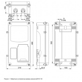 Корпус пластиковый влагозащищенный ИЭК KREPTA 5 ЩУРн-П 1/8 на однофазный счетчик и 8 модулей IP66 PC