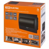 Щит встраиваемый TDM ЩРВ-П-10 (1x10) модулей пластик IP41 антрацит