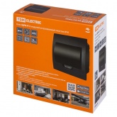 Щит встраиваемый TDM ЩРВ-П-8 (1x8) модулей пластик IP41 антрацит