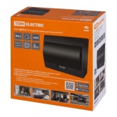 Щит навесной TDM ЩРН-П-10 (1x10) модулей пластик IP41 антрацит (электрический шкаф)