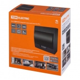 Щит навесной TDM ЩРН-П-8 (1x8) модулей пластик IP41 антрацит (электрический шкаф)