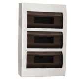 Щит навесной TDM ЩРН-П-36 (3x12) модулей пластик IP41 белый (электрический шкаф)