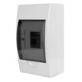 Щит навесной TDM ЩРН-П-4 (1x4) модуля пластик IP41 белый (электрический шкаф)